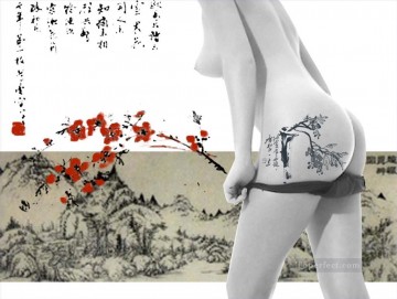  painting Oil Painting - Chinese painting nude original